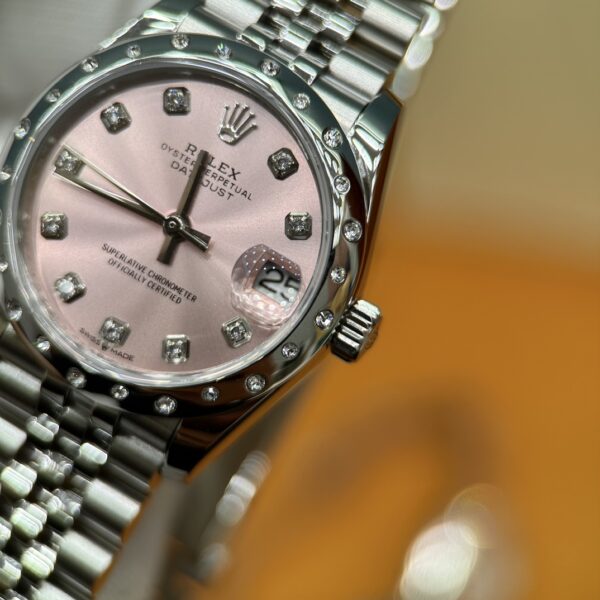 Rolex Datejust M278344RBR-0034 (Pink Diamond Dial, Diamond Bezel, 31mm)