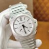 BVLGARI OCTO Series 103011 (40mm, Stainless Steel, Rhodium-Plated, Sapphire Crystal, Ceramic-Embedded Crown, Custom Pearl Rotor Mechanical Movement)