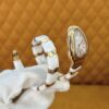BVLGARI Serpenti 27HF00 (White Dial, Rose Gold & Ceramic)