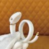 BVLGARI Serpenti 27HF00 (White Dial, Rose Gold & Ceramic 35mm)