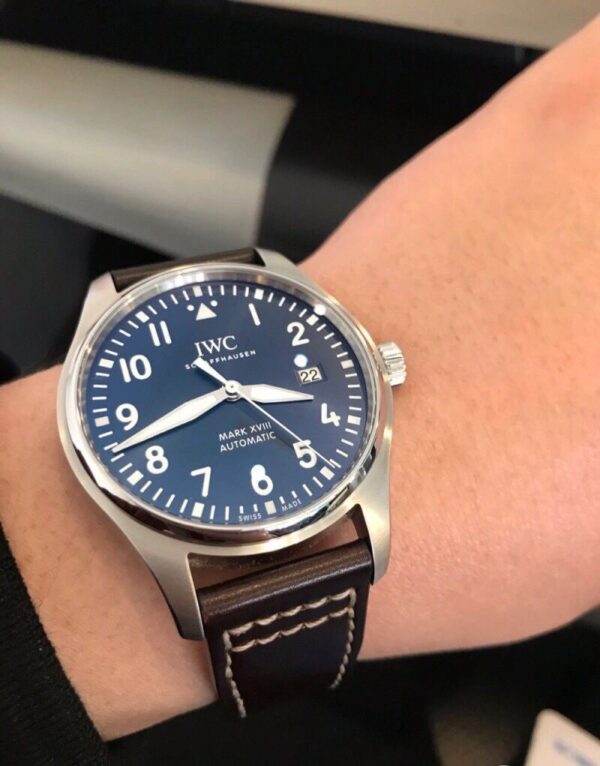 4 IWC Pilot's Watch Mark XVIII Ref. IW327004 (Blue Dial)
