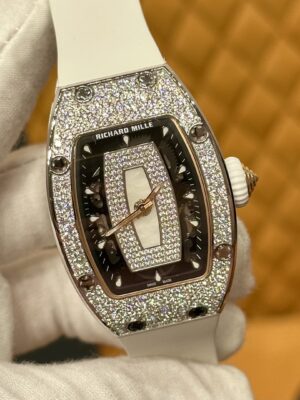 Richard Mille RM07-01 (Snowflake Diamond White Ceramic, Mother of Pearl Dial)