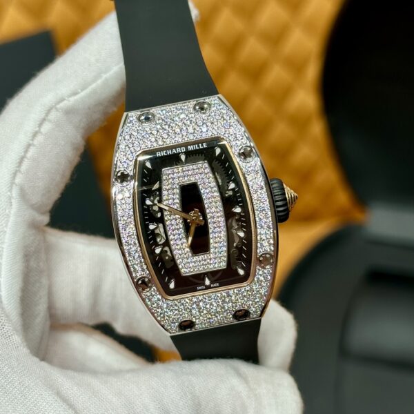 Richard Mille RM07-01 (Snowflake Diamond Black Ceramic, Black Lip)