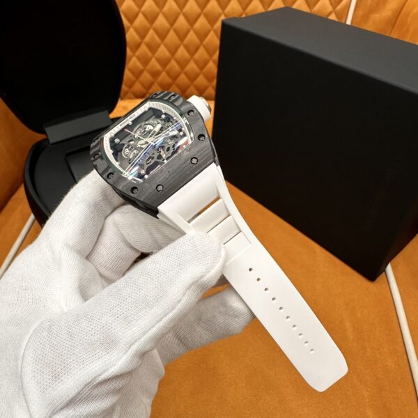 Richard Mille RM 055 White Carbon Fiber (White, NTPT Carbon & Titanium)