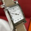 Hermès Heure H White Dial (26mm, Stainless Steel & Epsom Leather)