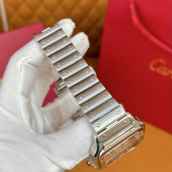Cartier Santos Series Ref. WSSA0062 (Gradient Green Dial, Stainless Steel)