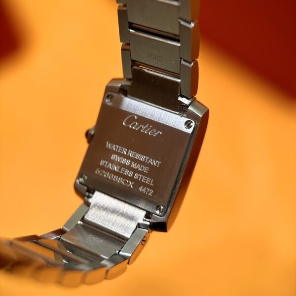 Cartier Tank Française Series Ref. WSTA0065 (Steel, Silver Dial)