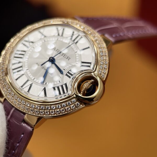 Cartier Ballon Bleu Series WE902066 (33mm, Steel, Sapphire Crystal)