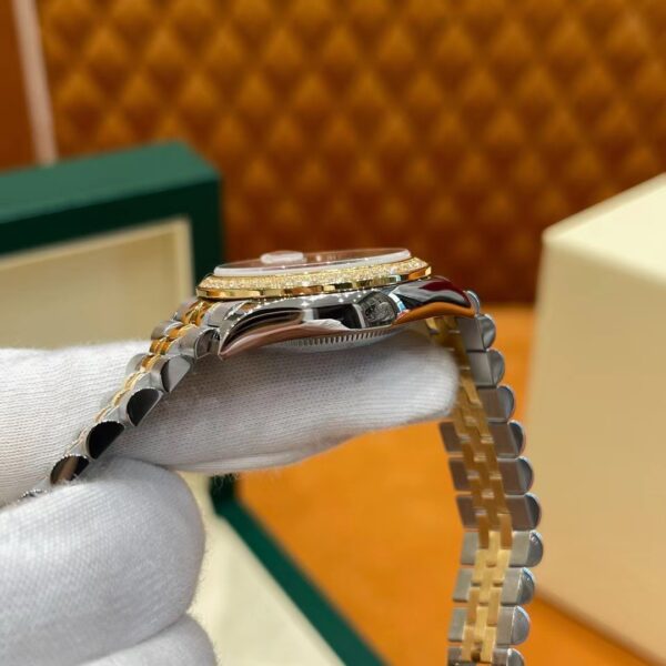 Rolex Datejust m278383rbr-0020 (Diamond Set Silver Dial)