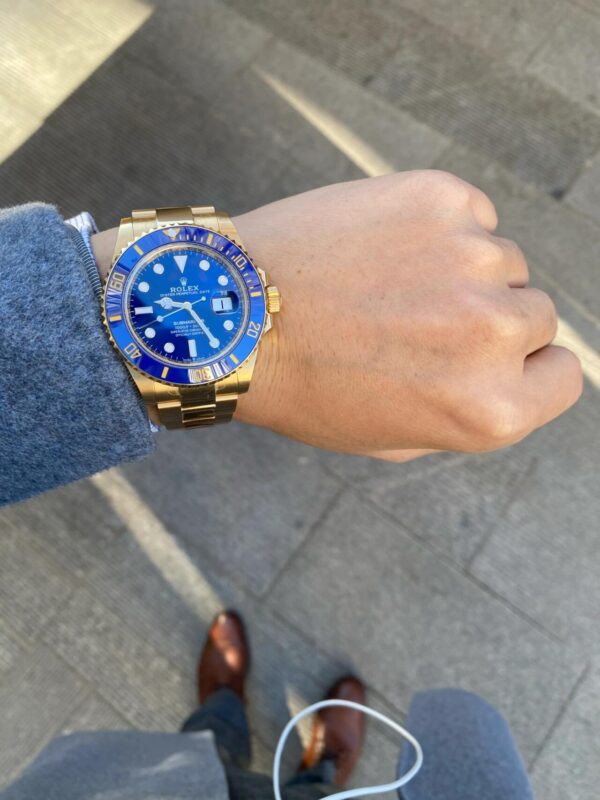 Rolex Submariner M126618LB-0002 (Gold case with blue dial and bezel)