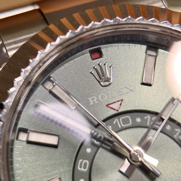 Rolex Sky-Dweller m336934-0001 (Green Dial, Three-Piece Link Bracelet)
