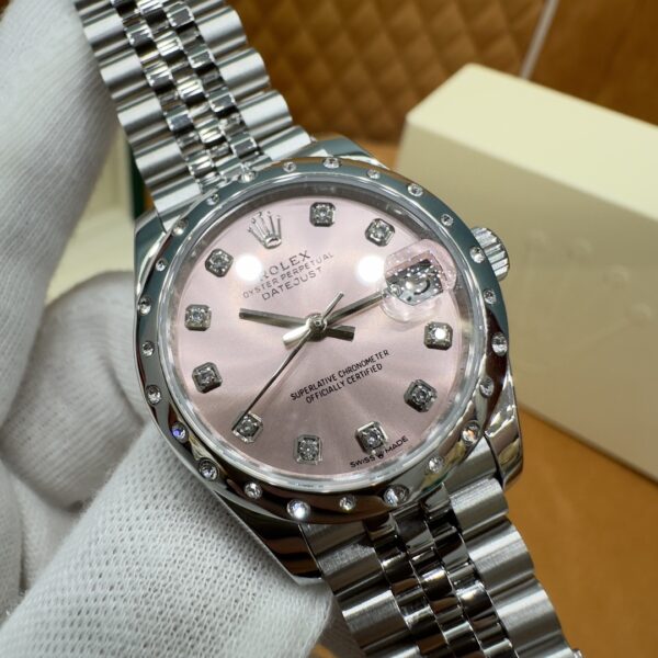 Rolex Datejust M278344RBR-0034 (Pink Diamond Dial, Diamond Bezel, 31mm)