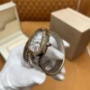 BVLGARI SERPENTI Series 103608 (35mm, White Lacquered Dial, 18K Gold Hour Markers, Rose Gold Bezel, Sapphire Crystal, Swiss Quartz Movement)