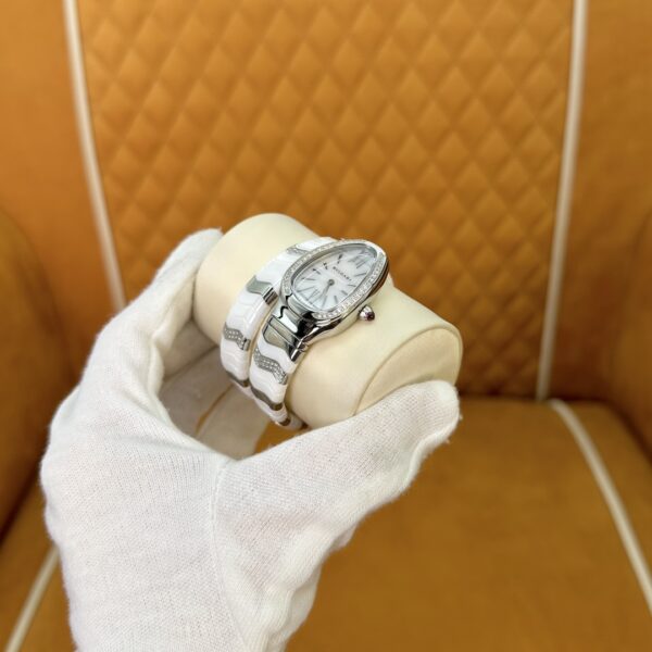 BVLGARI Serpenti 28HF00 (White Dial, Steel & Ceramic)