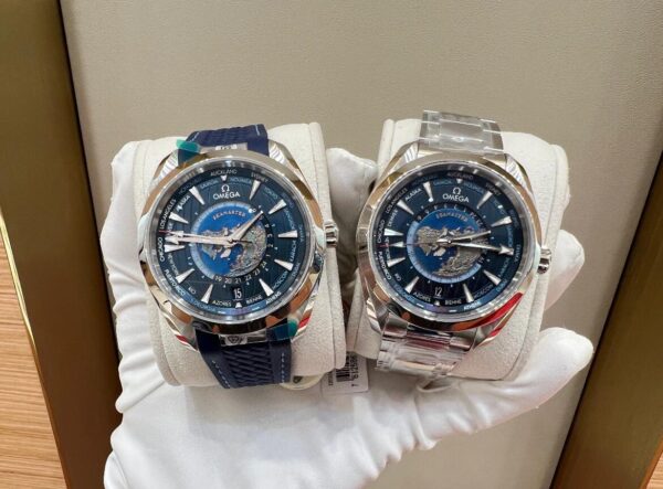 Omega Seamaster Aqua Terra Worldtimer 220.12.43.22.03.001 (World Timer, 43mm)