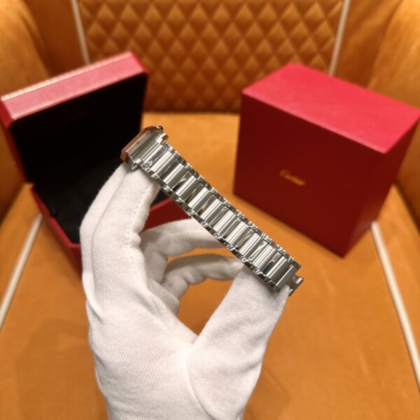 Cartier Tank Française Series Ref. WSTA0065 (Steel, Silver Dial)