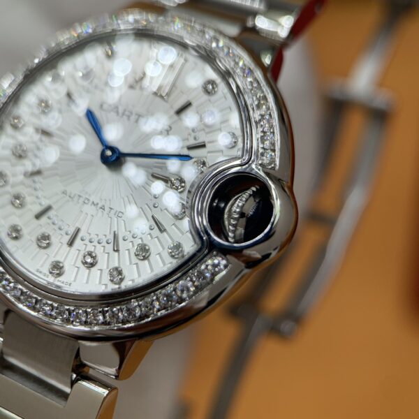 6 Ballon Bleu de Cartier Series Ref. W4BB0035 (Natural Diamonds, Steel)
