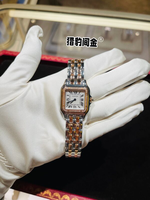 Cartier Leopard Series W3PN0006 (Small Size, Steel & Gold)