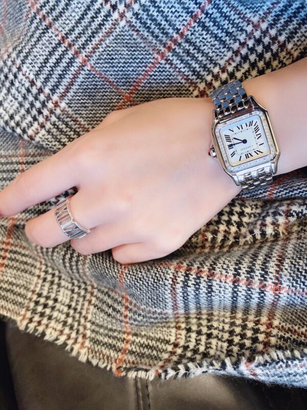 Cartier Leopard Series W4PN0008 (Medium Size with Gold Bezel)