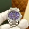 Rolex Datejust m278289rbr-0019 (Aubergine Dial, Diamond Bezel)