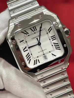 Cartier Santos Series WSSA0018 (Silver, Stainless Steel)