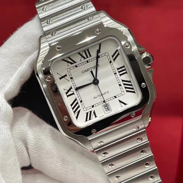 Cartier Santos Series WSSA0018 (Silver, Stainless Steel)
