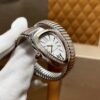 Bvlgari Serpenti Series 102237 SP35C6SPGD.1T (White, Rose Gold, Diamond-Studded, Pink Sapphire Crown, Swiss Quartz Movement)