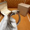BVLGARI SERPENTI Series 103648 (Two-Tone, Stainless Steel & 18K Gold, Diamond Bezel, White Lacquered Dial, Pink Spinel Crown, Swiss Quartz Movement)