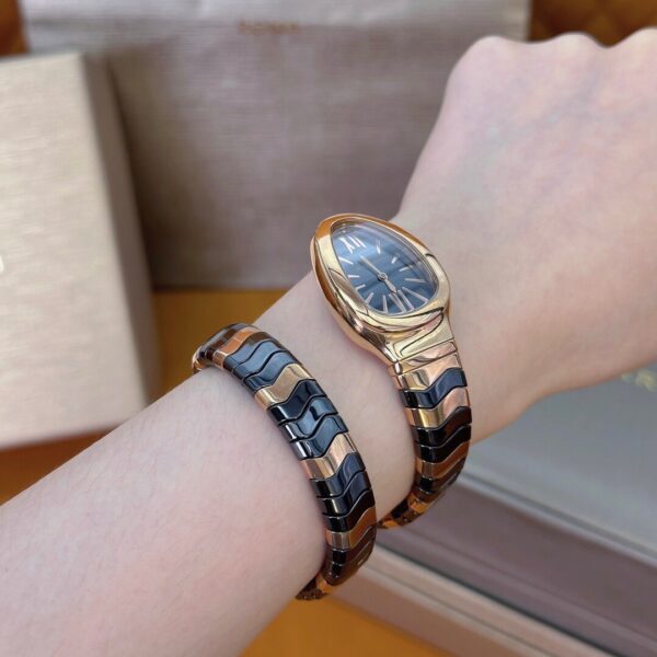 6 BVLGARI LVCEA 102196 (White Mother-of-Pearl, Stainless Steel)