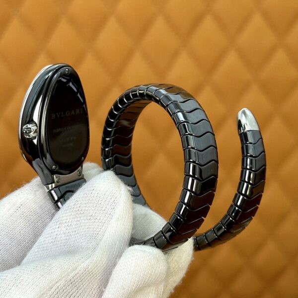 6 BVLGARI Serpenti 27HF00 (Black Dial, Steel & Ceramic)