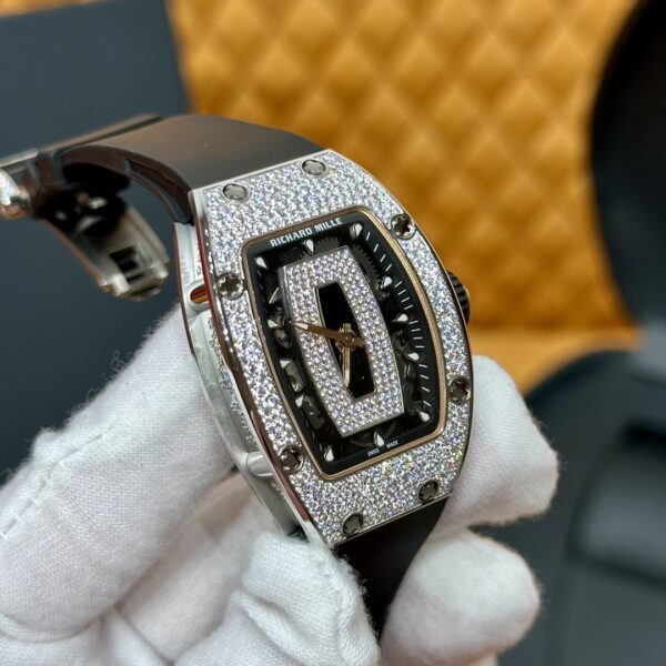 Richard Mille RM07-01 (Snowflake Diamond Black Ceramic, Black Lip)