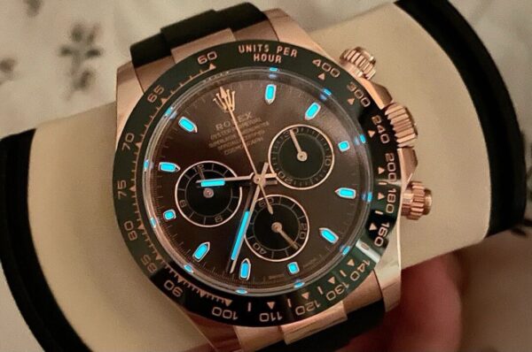 Rolex Cosmograph Daytona M116515LN-0041 (Rose Gold, Chocolate and Black Dial)