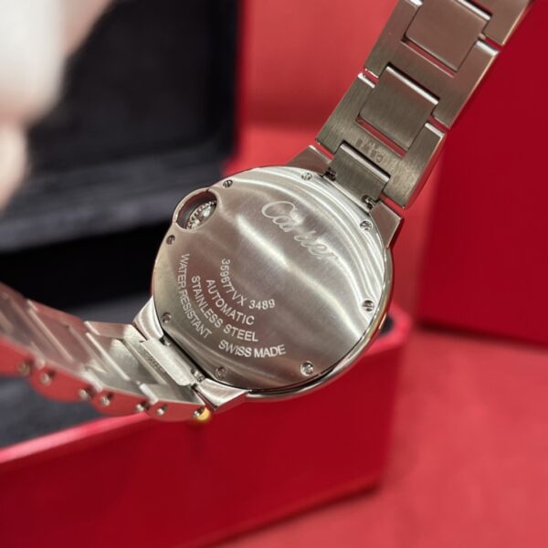 Cartier WSBB0044 (Stainless Steel, Blue Sapphire, Silver Dial, Automatic Movement)