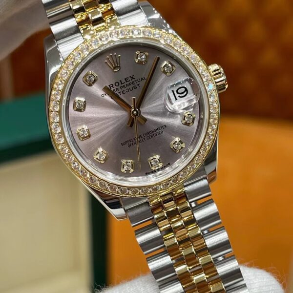 Rolex Datejust m278383rbr-0020 (Diamond Set Silver Dial)