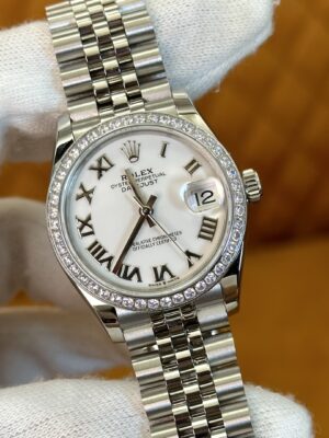 Rolex Datejust m278384rbr-0014 (Diamond-Set White Dial)