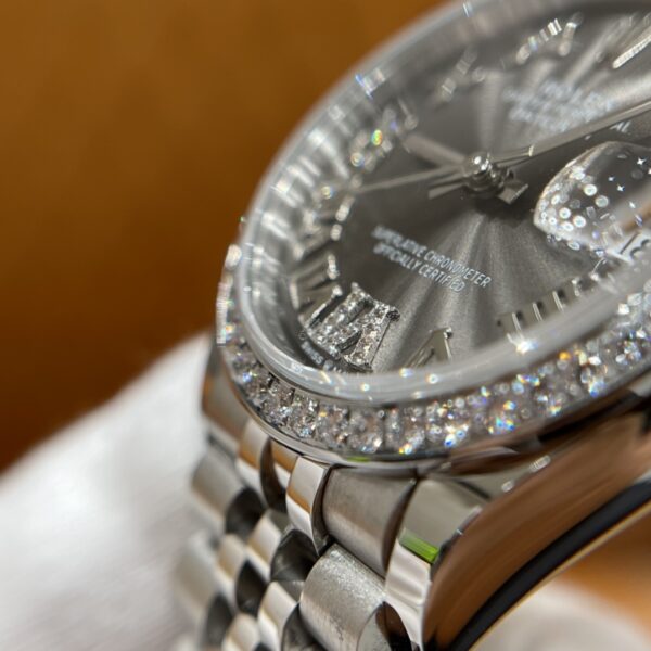 7 Rolex Datejust m278384rbr-0031 (Gray Roman Numeral Dial)