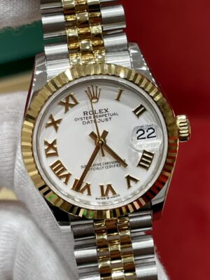 Rolex Datejust m278384rbr-0036 (Pink Dial with Diamond Markers)