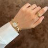 Cartier Bath Tub Series WGBA0021 (Yellow Gold, 18K Gold, Sapphire Inlay)