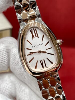 Bvlgari Serpenti 103277 (Opaline Dial, Rose Gold Accents, 33mm)