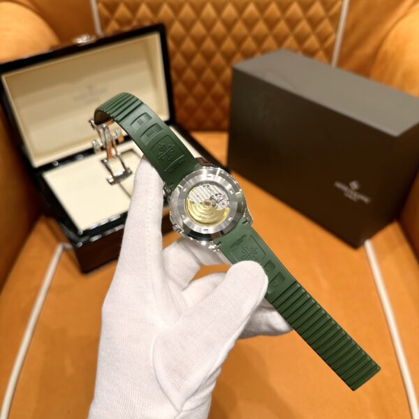 8 Patek Philippe Aquanaut Ref. 5168G-010 (Green Dial, White Gold Case)