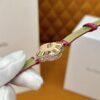 Van Cleef & Arpels Alhambra Ref. VCARO8WSOO (Magenta Strap Crocodile Strap)