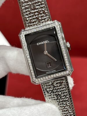 Chanel BOY•FRIEND Series (Diamond-Studded Stainless Steel, Sapphire Crystal)
