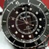 Chanel J12 Series H5702 (Ceramic & Stainless Steel, Black Dial)