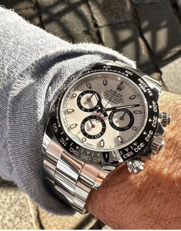 Rolex Cosmograph Daytona M116500LN-0001 (White Dial & Black Bezel)