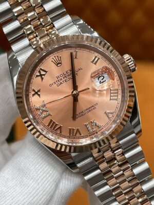 Rolex Datejust m126231-0027 (Rose Gold Dial)