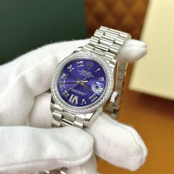 Rolex Datejust m278289rbr-0019 (Aubergine Dial, Diamond Bezel)