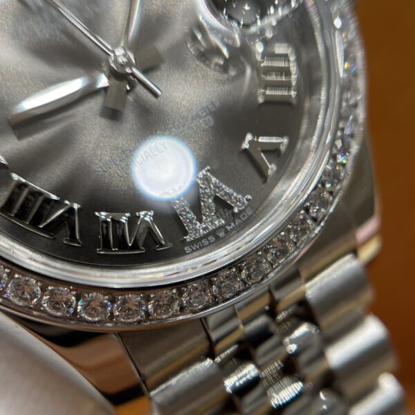 8 Rolex Datejust m278384rbr-0031 (Gray Roman Numeral Dial)