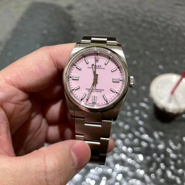 Rolex Oyster Perpetual m277200-0009 (Size: 31mm，Candy Pink Dial)