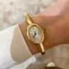 Cartier Bath Tub Series WGBA0021 (Yellow Gold, 18K Gold, Sapphire Inlay)