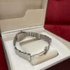 BVLGARI SERPENTI Series 103361 (Silver, Stainless Steel, Diamond-Set Logo, Opal Dial, Natural Purple-Red Gem Crown, Swiss Quartz Movement)